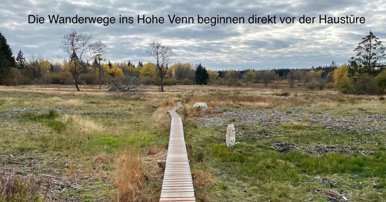 Hof Vierzehnender Im Hohen Venn - 70Qm Maisonette - 2 Schlafzimmer - Wohnkueche - Balkon Mit Grill - Monschau - Eifel - Hunde Willkommen - Islandpferde Ngoại thất bức ảnh