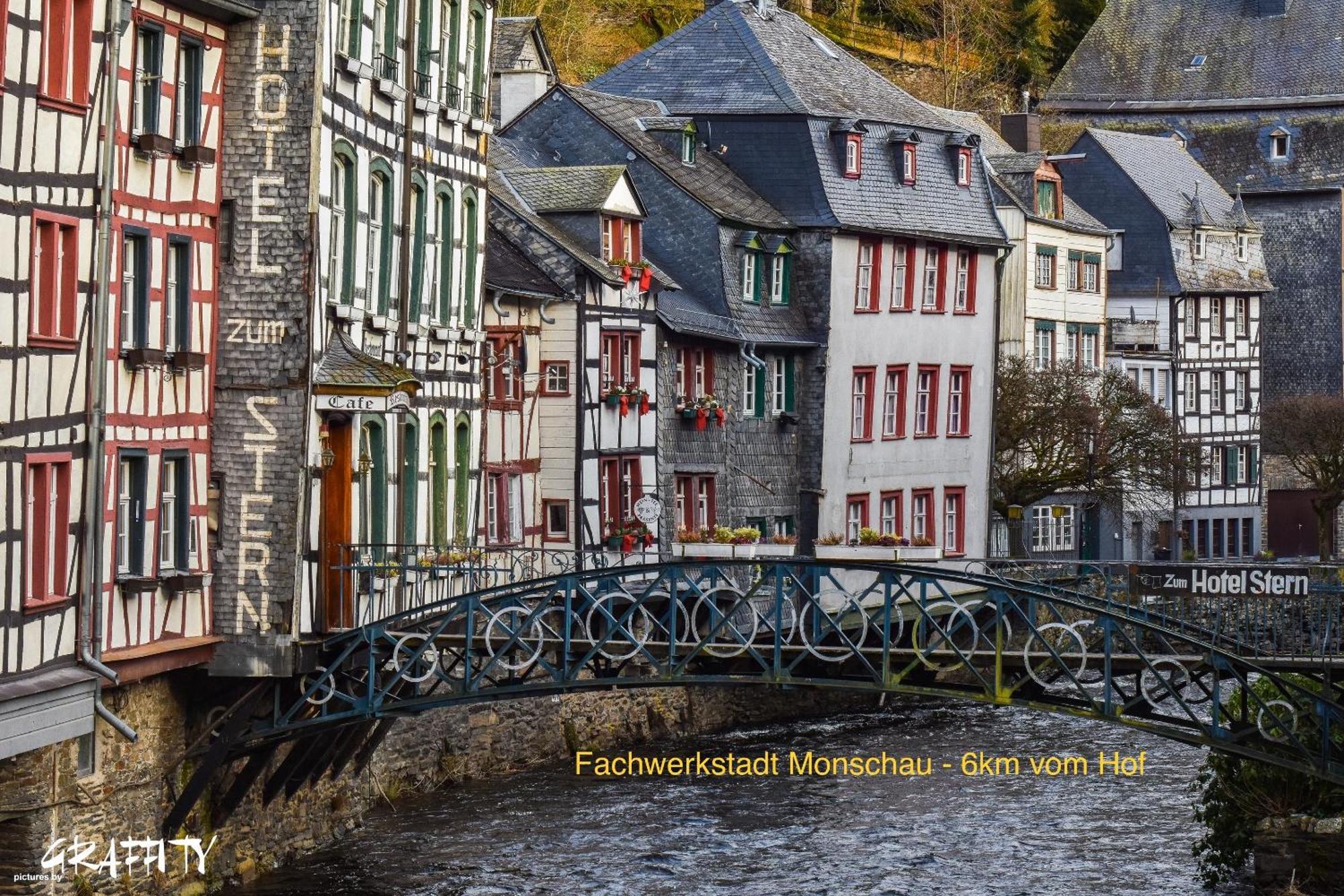 Hof Vierzehnender Im Hohen Venn - 70Qm Maisonette - 2 Schlafzimmer - Wohnkueche - Balkon Mit Grill - Monschau - Eifel - Hunde Willkommen - Islandpferde Ngoại thất bức ảnh